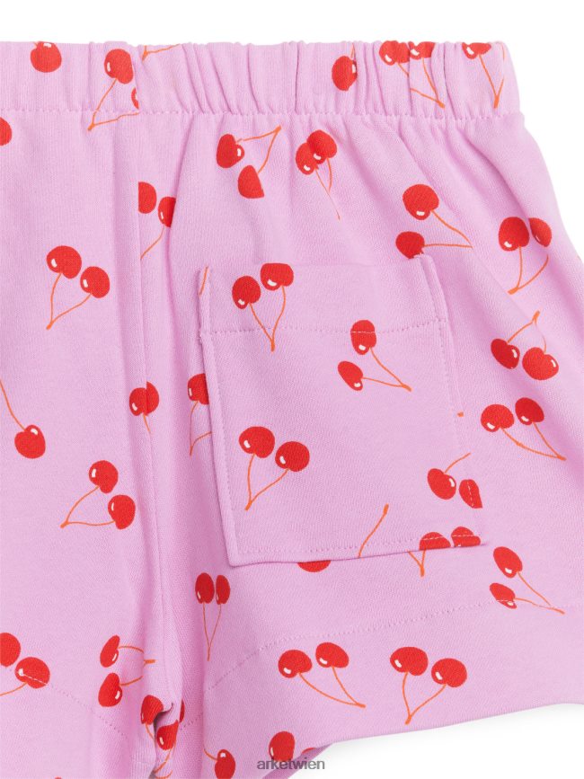 ARKET French-Terry-Shorts rosa/kirschen Kinder 8RF08T1553 Kleidung