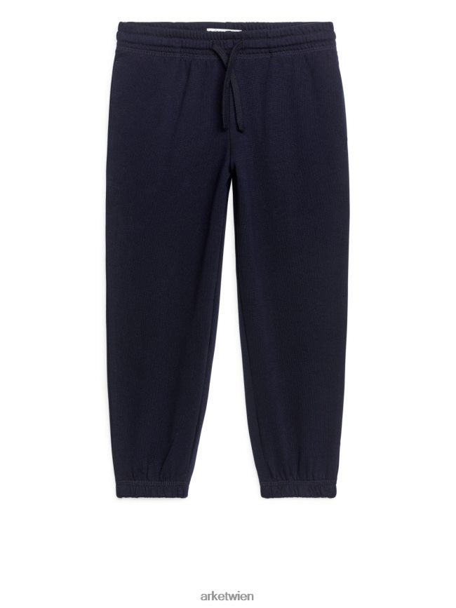 ARKET Jogginghose aus French Terry Dunkelblau Kinder 8RF08T1582 Kleidung