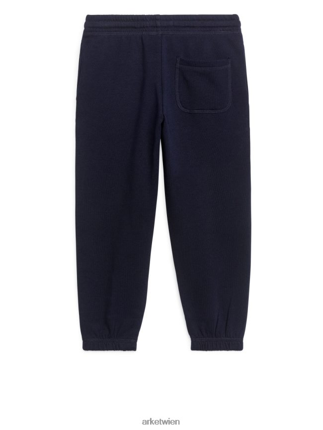 ARKET Jogginghose aus French Terry Dunkelblau Kinder 8RF08T1582 Kleidung
