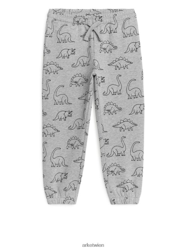 ARKET Jogginghose aus French Terry grau/dino Kinder 8RF08T1571 Kleidung