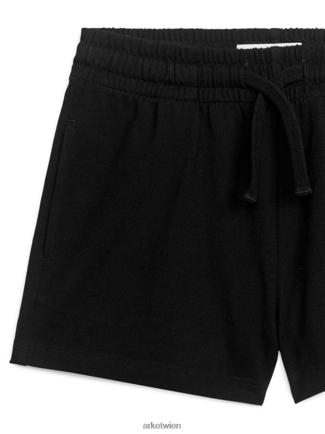 ARKET Lässige Jersey-Shorts cremefarben Kinder 8RF08T1565 Kleidung