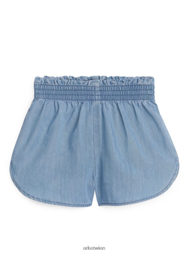 ARKET Lyocell-Jeansshorts hellblau Kinder 8RF08T1554 Kleidung