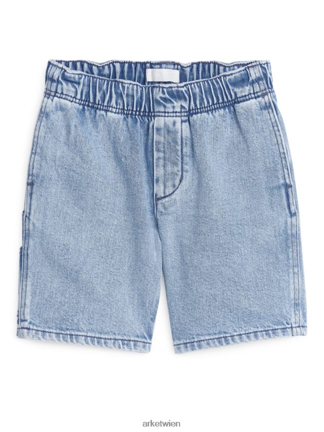 ARKET and MR PORTER Jeans-Shorts hellblau Kinder 8RF08T1568 Kleidung