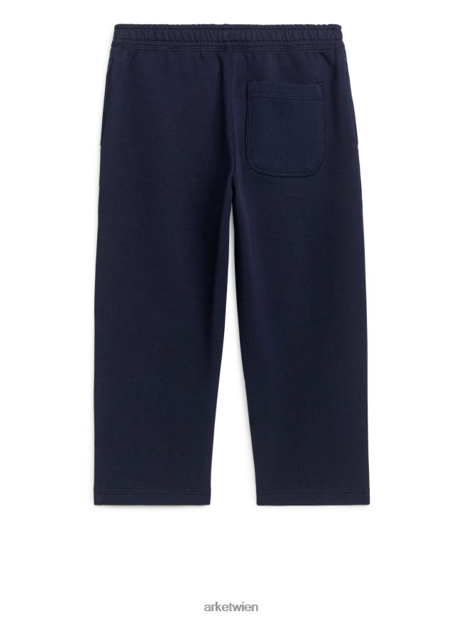 ARKET bestickte Jogginghose Dunkelblau Kinder 8RF08T1574 Kleidung