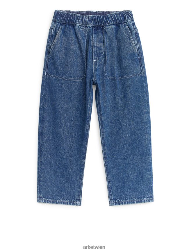 ARKET lässige Jeanshose Blau Kinder 8RF08T1577 Kleidung