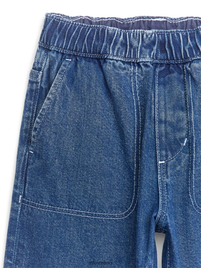 ARKET lässige Jeanshose Blau Kinder 8RF08T1577 Kleidung