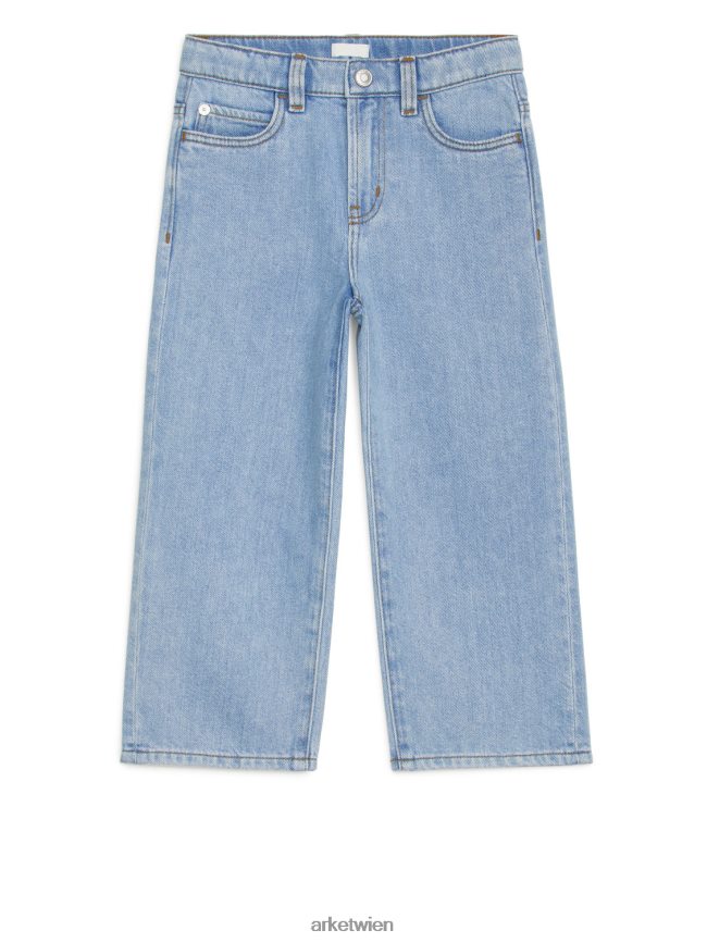 ARKET weite Jeans hellblau Kinder 8RF08T1591 Kleidung