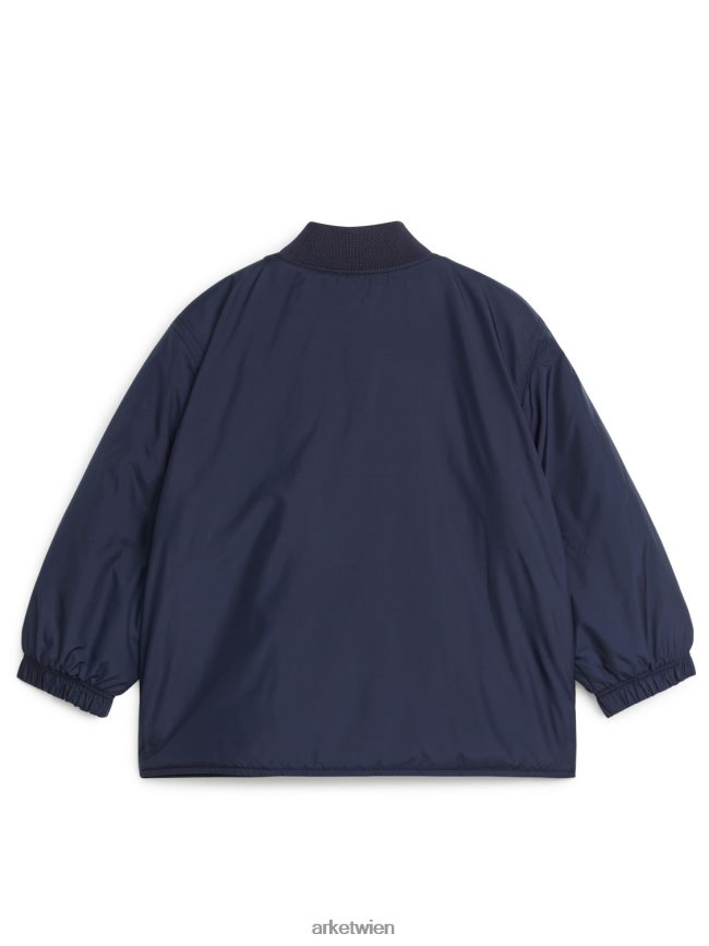 ARKET Reißverschlussjacke Dunkelblau Kinder 8RF08T1675 Kleidung
