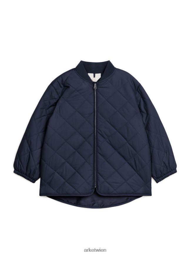 ARKET gesteppte Isolierjacke Dunkelblau Kinder 8RF08T1682 Kleidung