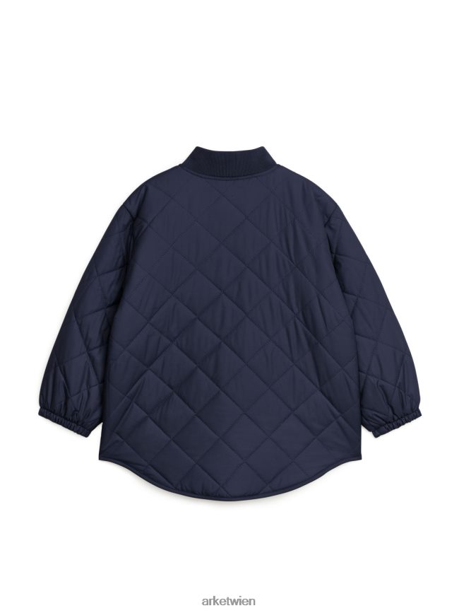 ARKET gesteppte Isolierjacke Dunkelblau Kinder 8RF08T1682 Kleidung