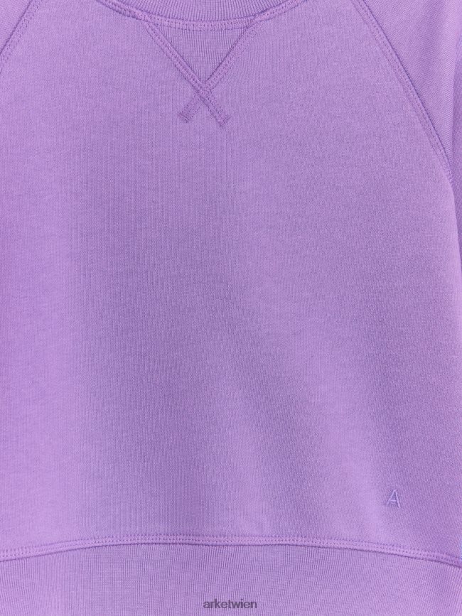 ARKET Baumwoll-Sweatshirt lila Kinder 8RF08T1445 Kleidung