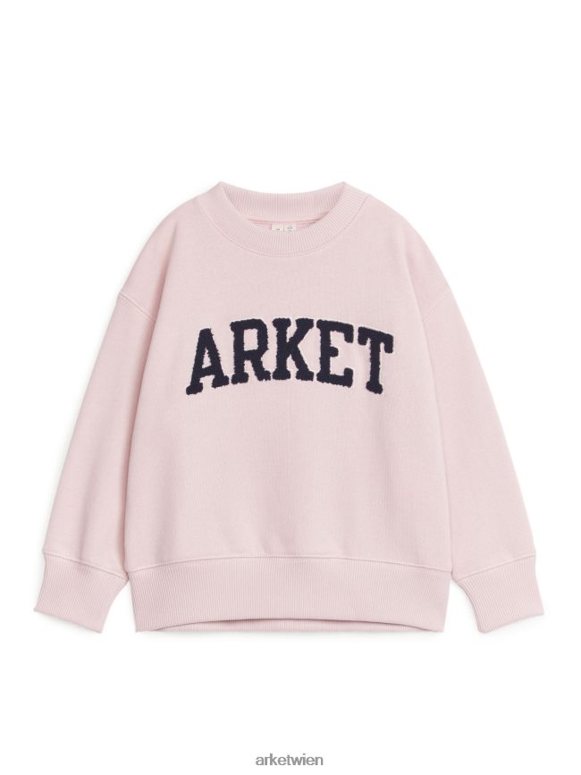 ARKET College-Sweatshirt blasses Rosa Kinder 8RF08T1521 Kleidung