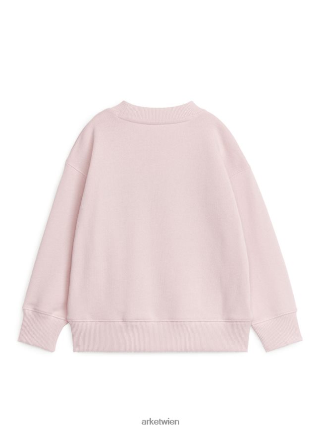 ARKET College-Sweatshirt blasses Rosa Kinder 8RF08T1521 Kleidung
