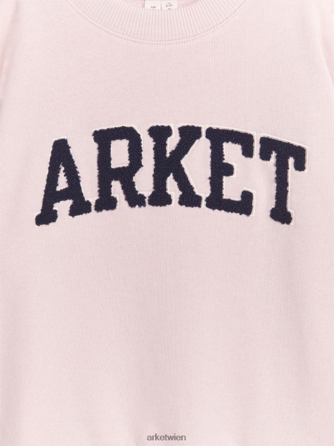ARKET College-Sweatshirt blasses Rosa Kinder 8RF08T1521 Kleidung
