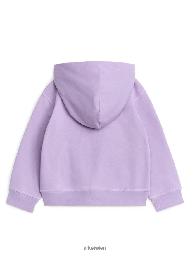 ARKET Kapuzenpullover mit Reißverschluss lila Kinder 8RF08T1492 Kleidung