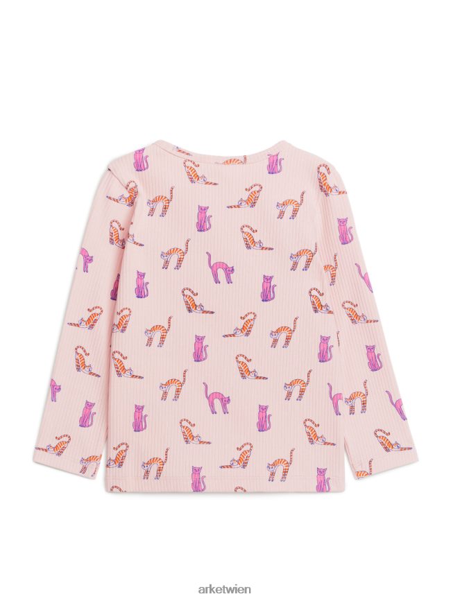 ARKET Rippenoberteil Altrosa Kinder 8RF08T1439 Kleidung