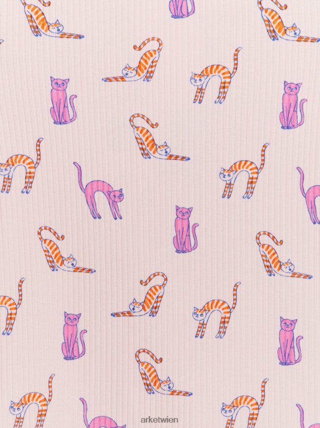 ARKET Rippenoberteil Altrosa Kinder 8RF08T1439 Kleidung