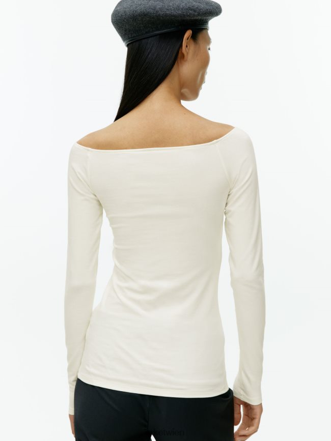 ARKET Schulterfreies Oberteil cremefarben Kinder 8RF08T285 Kleidung