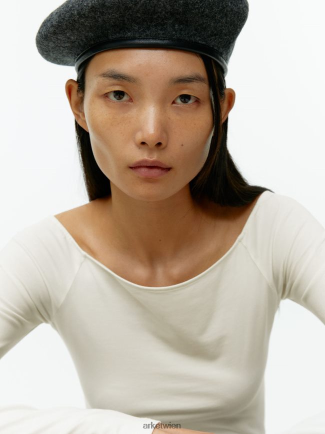 ARKET Schulterfreies Oberteil cremefarben Kinder 8RF08T285 Kleidung