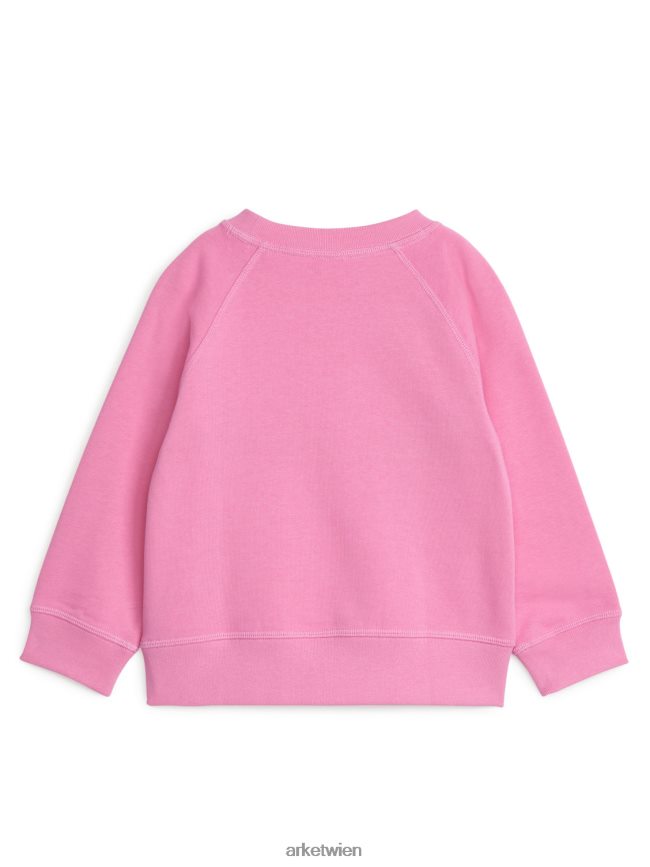 ARKET Sweatshirt mit Rundhalsausschnitt Rosa Kinder 8RF08T1508 Kleidung