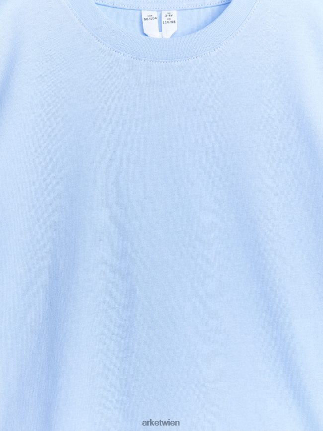 ARKET T-Shirt mit Rundhalsausschnitt hellblau Kinder 8RF08T1507 Kleidung