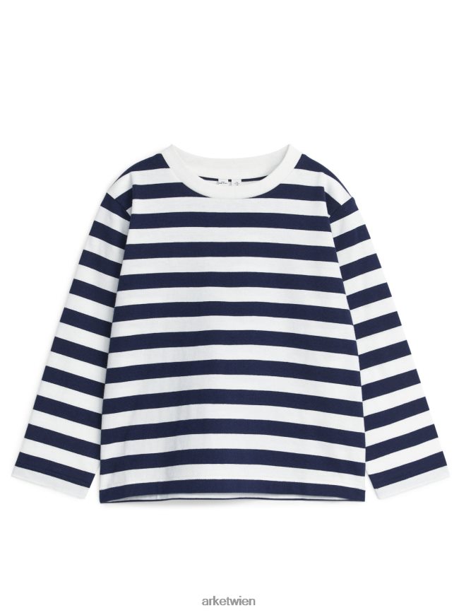 ARKET langärmliges T-Shirt Dunkelblau Kinder 8RF08T1498 Kleidung