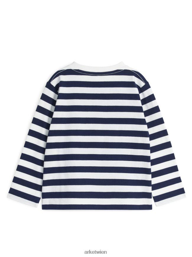 ARKET langärmliges T-Shirt Dunkelblau Kinder 8RF08T1498 Kleidung