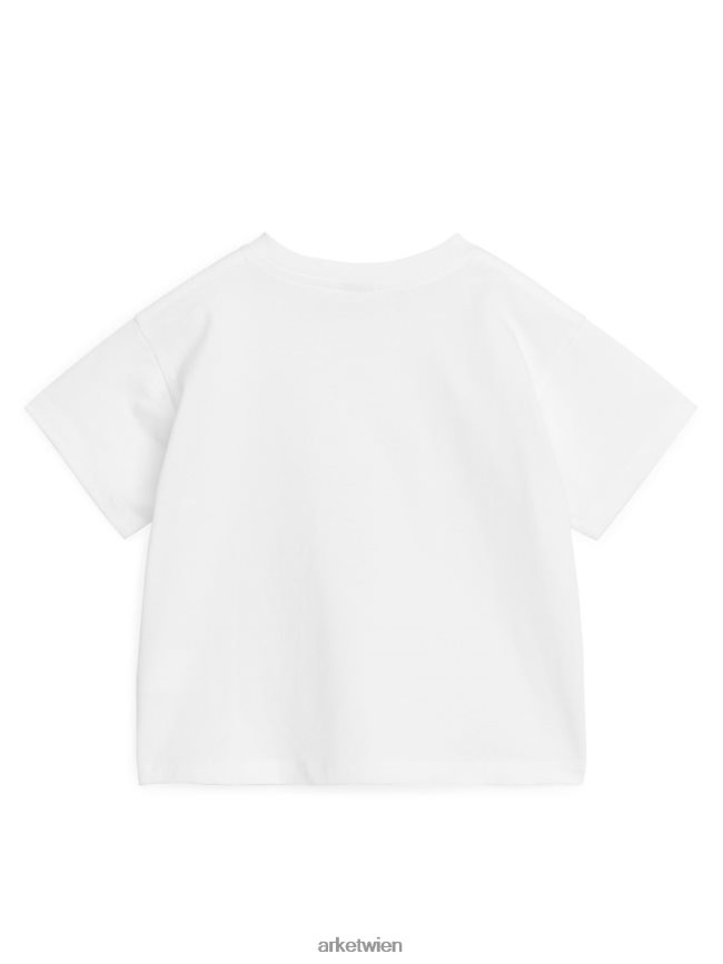 ARKET leichtes T-Shirt Weiß Kinder 8RF08T1525 Kleidung