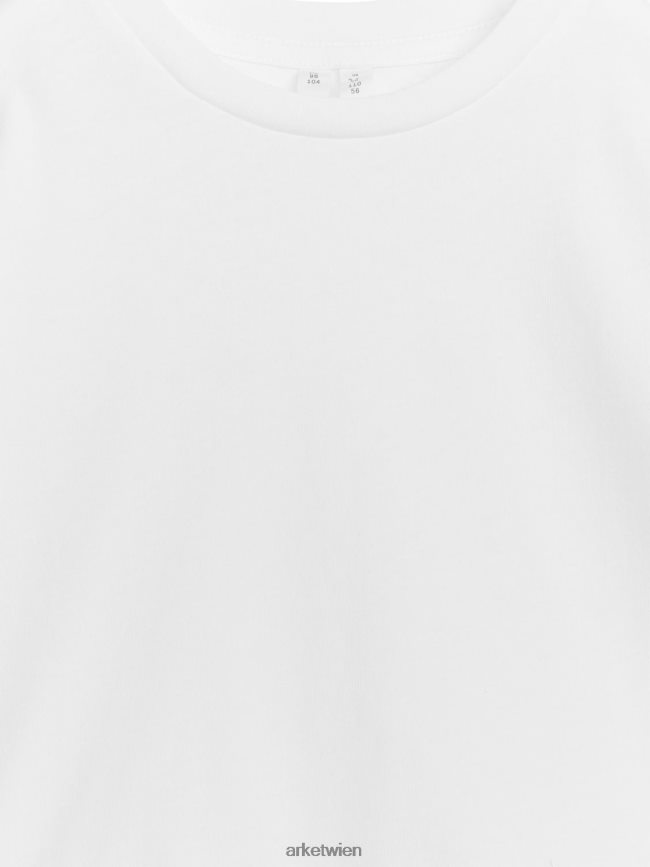 ARKET leichtes T-Shirt Weiß Kinder 8RF08T1525 Kleidung