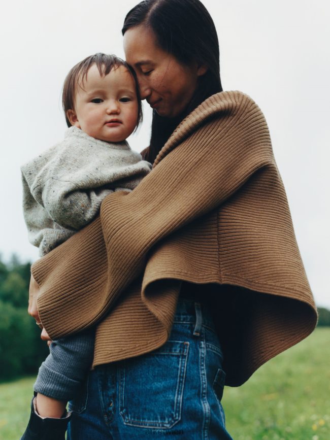 ARKET Pullover aus Nissenwolle Beige-Melange Kinder 8RF08T1622 Kleidung