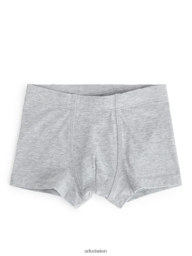 ARKET Jersey-Unterhosen blau/cremefarben/grau meliert Kinder 8RF08T1624 Kleidung