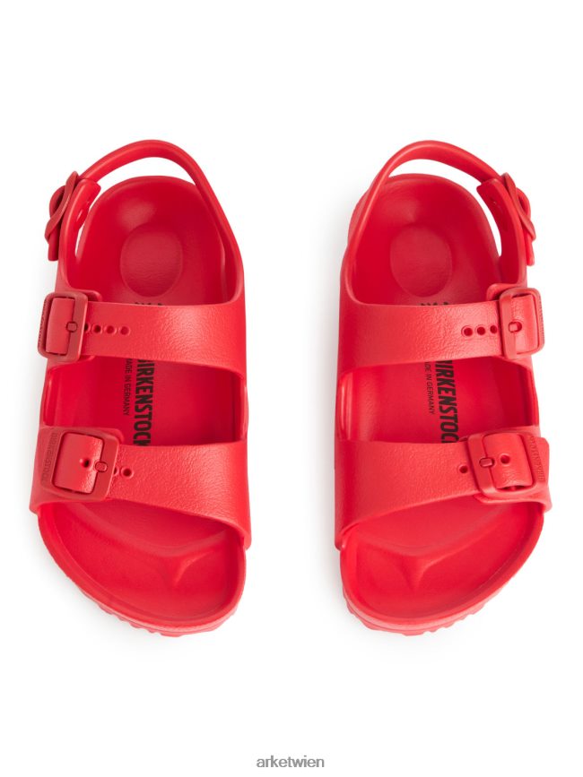 ARKET Birkenstock Milano Eva-Sandalen für Kinder Rot Kinder 8RF08T1419 Schuhwerk
