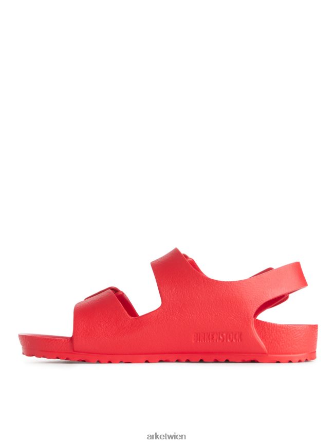 ARKET Birkenstock Milano Eva-Sandalen für Kinder Rot Kinder 8RF08T1419 Schuhwerk