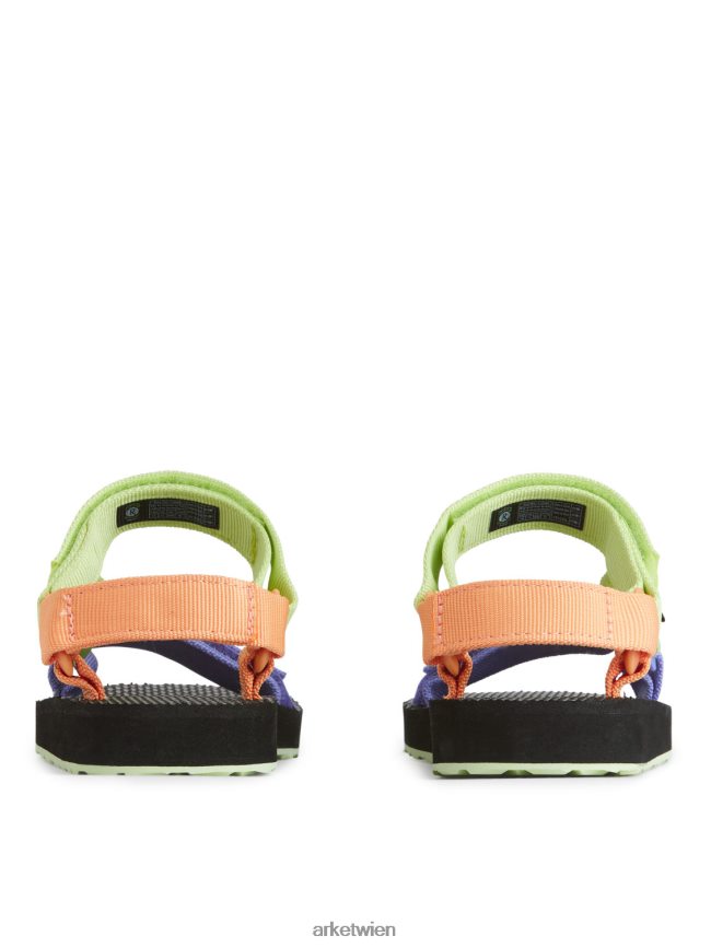 ARKET Teva Original Universal-Junior-Sandalen Schwarz/Pastelle Kinder 8RF08T1401 Schuhwerk