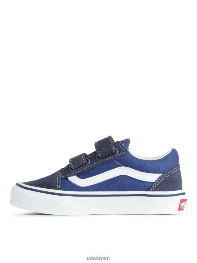 ARKET Vans Jugend-Old-Skool-Turnschuhe Dunkelblau Kinder 8RF08T1399 Schuhwerk