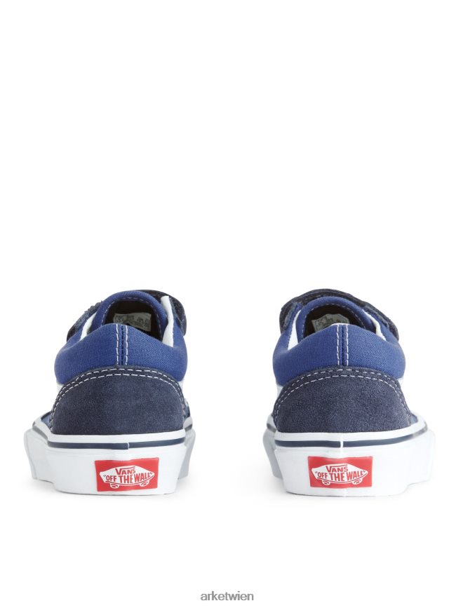 ARKET Vans Jugend-Old-Skool-Turnschuhe Dunkelblau Kinder 8RF08T1399 Schuhwerk