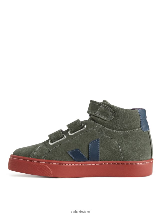 ARKET Veja Esplar Mid-Trainer für Kleinkinder Khakigrün Kinder 8RF08T1427 Schuhwerk