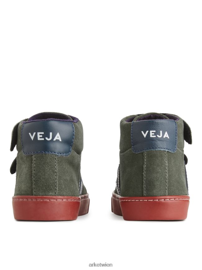 ARKET Veja Esplar Mid-Trainer für Kleinkinder Khakigrün Kinder 8RF08T1427 Schuhwerk