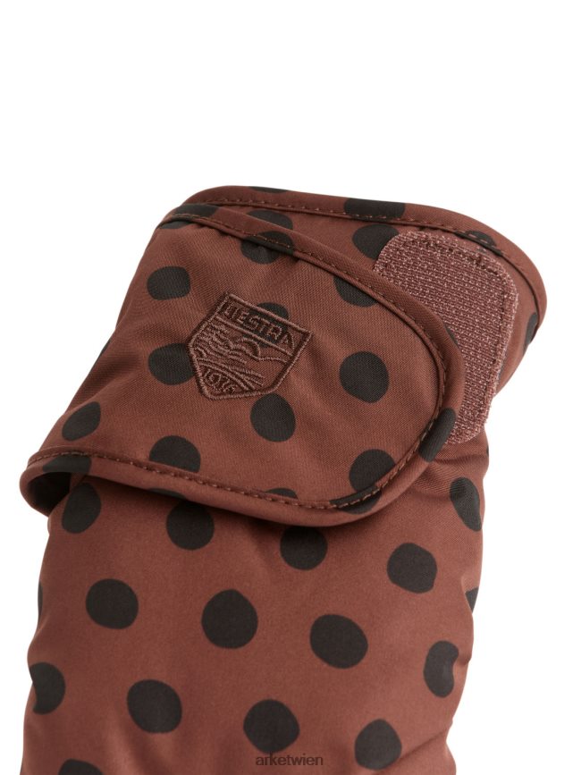 ARKET Hestra Kinder-Hygge-Fäustlinge Braun schwarz Kinder 8RF08T1644 Zubehör