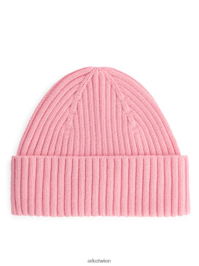 ARKET Rippstrickmütze Hell-Pink Kinder 8RF08T1657 Zubehör
