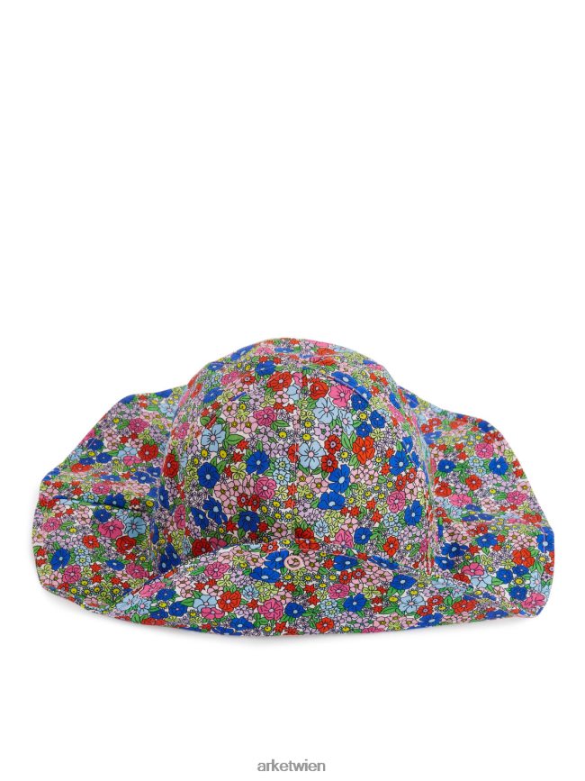 ARKET Sonnenhut aus Popeline mehrfarbig/blumig Kinder 8RF08T1638 Zubehör