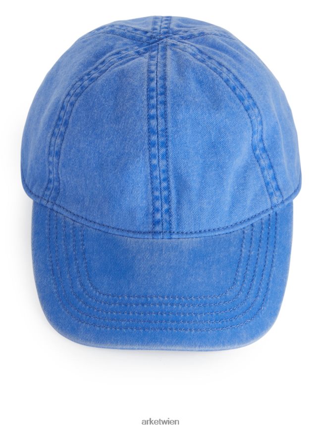 ARKET gewaschene Mütze Blau Kinder 8RF08T1628 Zubehör