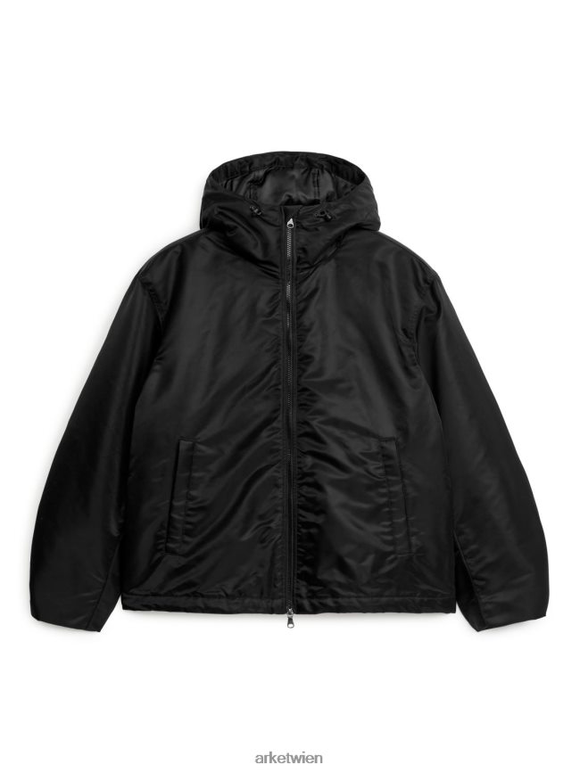 ARKET Aktive Kapuzenjacke Schwarz Männer 8RF08T1166 Kleidung