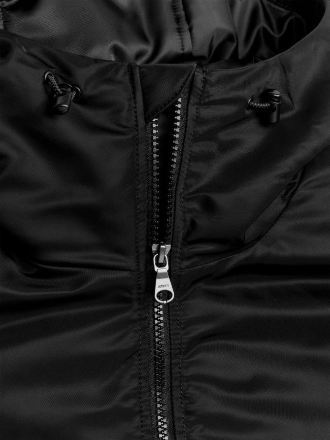 ARKET Aktive Kapuzenjacke Schwarz Männer 8RF08T1166 Kleidung