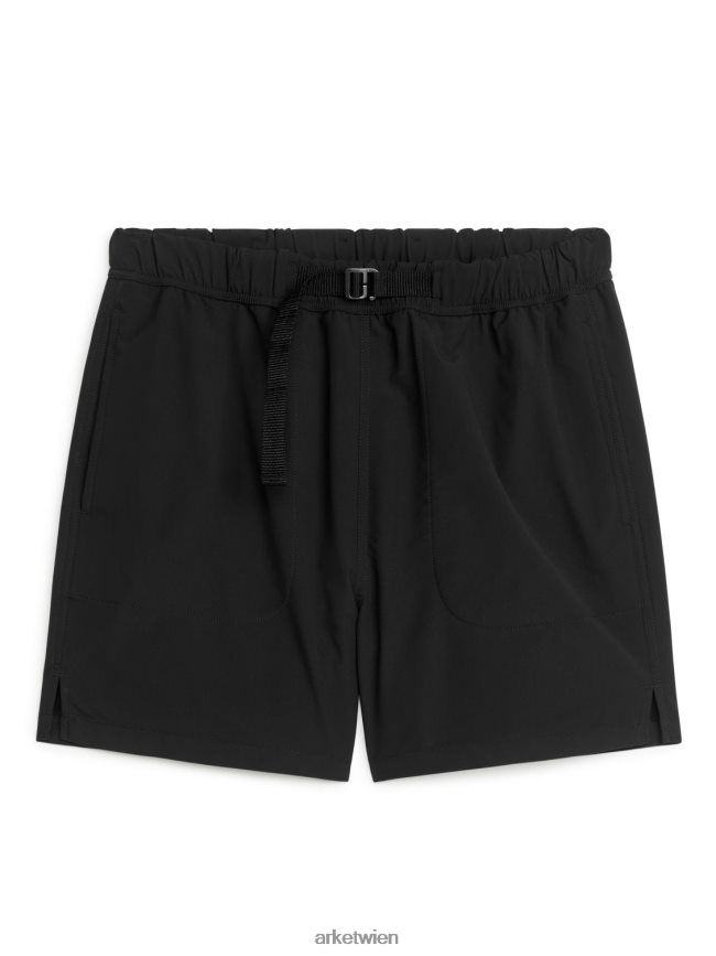 ARKET Aktive Wandershorts Schwarz Männer 8RF08T1207 Kleidung