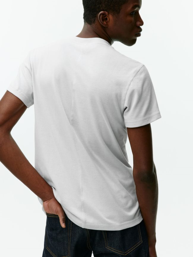 ARKET Aktives, leichtes T-Shirt hellgrau Männer 8RF08T1198 Kleidung