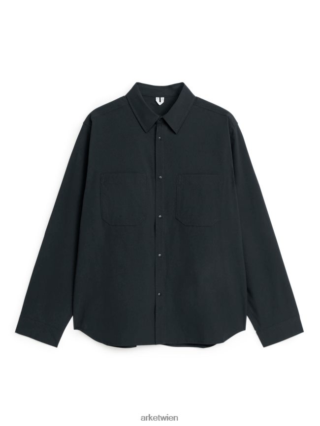 ARKET Wandershirt Schwarz Männer 8RF08T1218 Kleidung