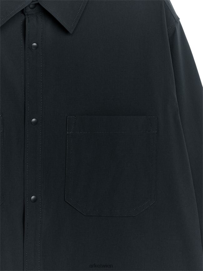 ARKET Wandershirt Schwarz Männer 8RF08T1218 Kleidung