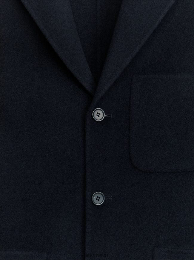 ARKET Doubleface-Blazer aus Wolle Dunkelblau Männer 8RF08T1149 Kleidung