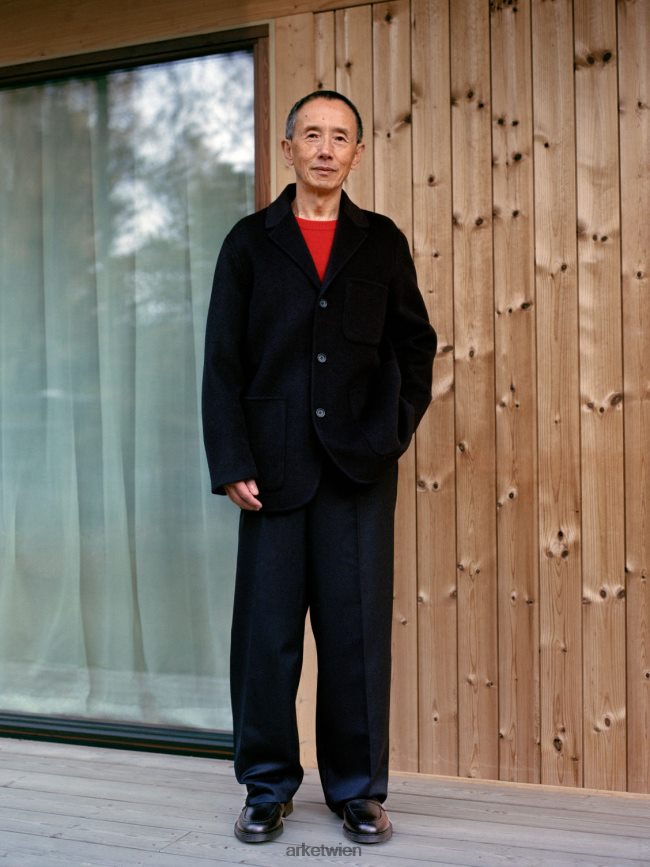 ARKET Doubleface-Blazer aus Wolle Dunkelblau Männer 8RF08T1149 Kleidung